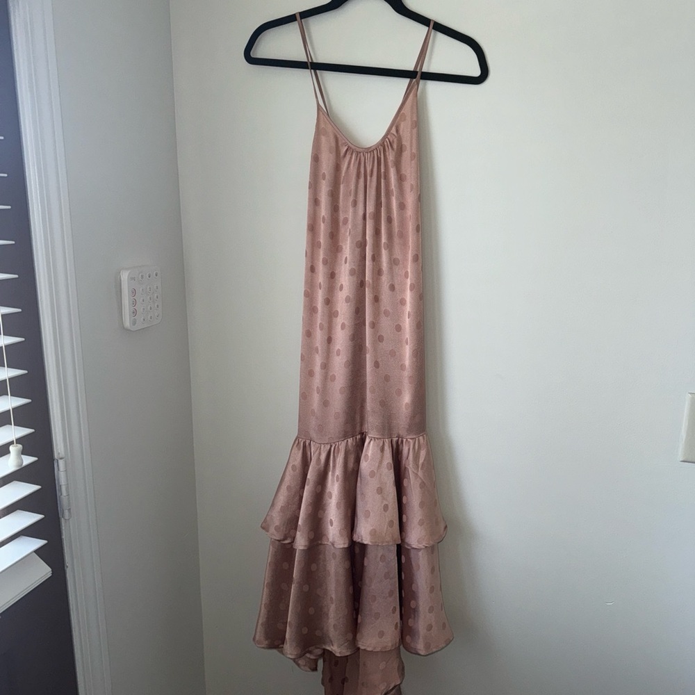Polka dot pink Storia Dress